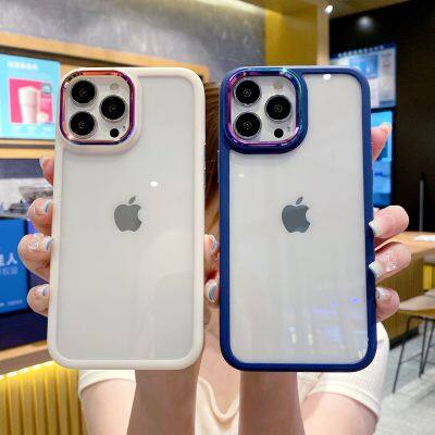 Electroplated Color Case For Apple 13 14 12 Pro Max Metal Lens Bezel Crystal 7 8 Plus11 X Promotional Mobile Phone Cases photo-4
