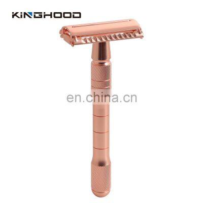 High Quality Eco Friendly Stainless Steel Adjustable Shaver Butterfly Safety Razor photo-2
