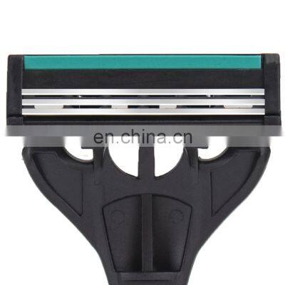 3 Blades Men Beard Razor Stainless Steel Sharp Disposable Razor Factory Wholesale Male Beard Razor Blade Lubricant Strip LY3-01G photo-5