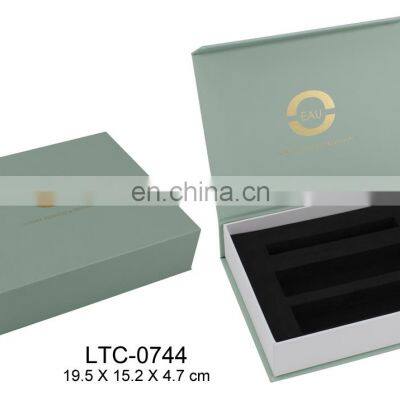 Black Wholesale Custom Logo Premium Luxury Cardboard Paper Gift Wig Hair Extension Magnetic Packaging Box Customized Ribbon Art photo-4