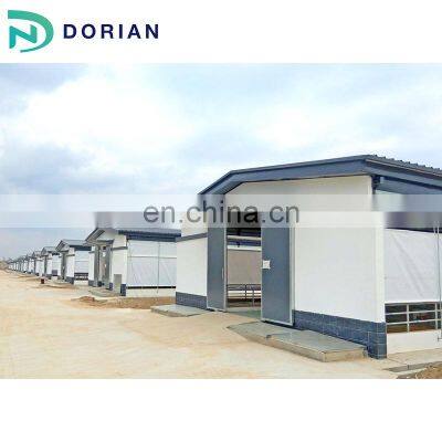 Low cost steel poultry farming shed for chicken