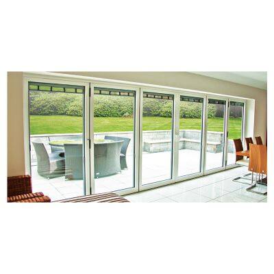 European modern Interior Folding Aluminium Glass Bifolding Doors for Homes