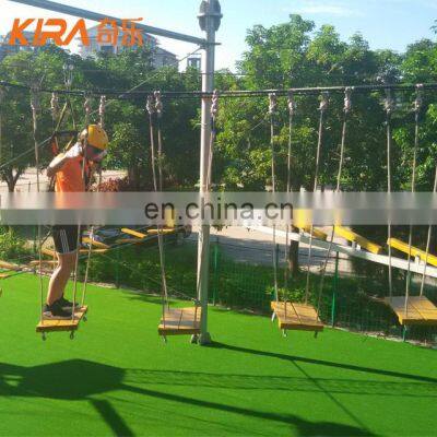 New arrival High rope course for adults and kids obstacle course