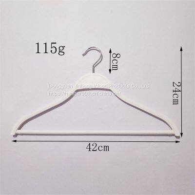 High Quality Clothing Shop Display White Plastic Pajamas Hangers Swivel Durable Non-slip Rack photo-2