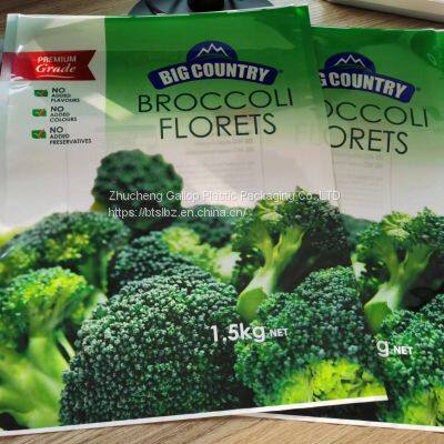 Упаковочный пакет из цветочных головок брокколи