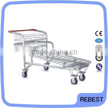 Platform structure stainless steel material hand trolley