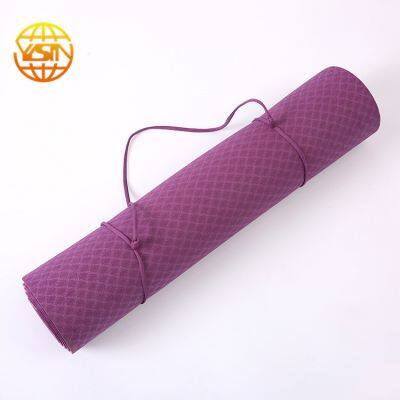 Eco Friendly Non-Slip Anti Skid Pilates Tpe Yoga Matewedoos Eco Friendly Yoga Mat Gym Fitness Sports photo-2