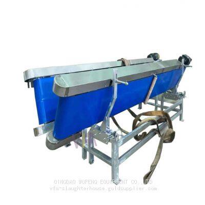 Sheep Slaughterhouse Restraint Conveyor For Lamb Slaughtering Machine