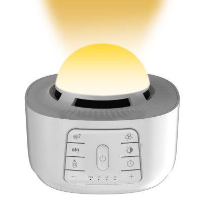 Multinational Bluetooth JL V5.0 Audio Output Night Light Lamp Speaker White Noise Warm Light Sunrise Therapy Sleeping Speaker photo-2