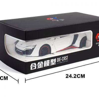1/24 Laken Car Toys Metal Alloy Sports Diecast Toy Car Simulation Pull Back Diecast Model Car For Kids Gifts photo-2