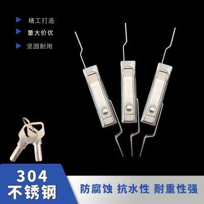 Weak Road Lock Stainless Steel MS82 Heaven and Earth Connecting Rod Lock Weitu Cabinet Door Lock Electric Box Door Lock photo-2