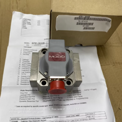 Moog servo valve G761-3033B Moog servo valve