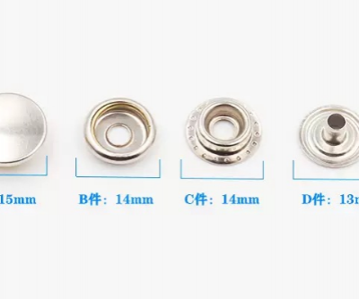 Custom Logo Personalized High Quality Metal Press Snap Fastener Snap Buttons for Clothing Garments Jacket