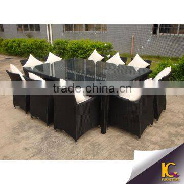 sectional dining table and chair outdoor rattan furniture china                        
                                                Quality Choice