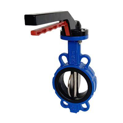 Wafer Type Butterfly Valve Featuring Cast Iron/Ductile Iron Body and Stainless Steel Disc Options