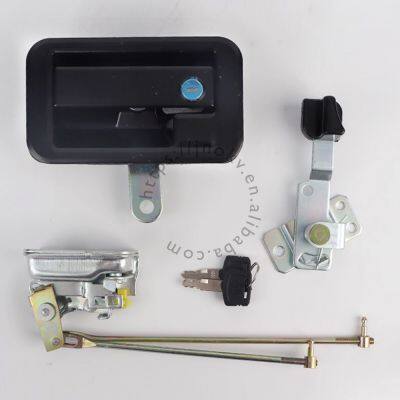 Original SANY Cabin Door Lock Latch Handle Kit | Stainless Steel Pestillo Puerta Cabina for SY75C SY215 Excavators photo-5