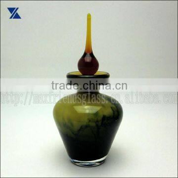 hand blown marble texture aroma glass diffuser bottle