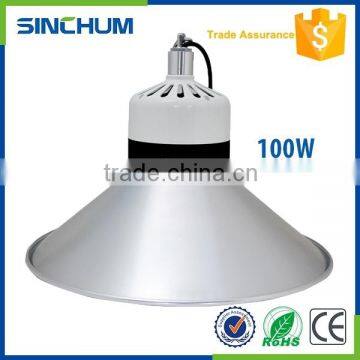 2 years warranty high power AC95-240V 100W high bay light