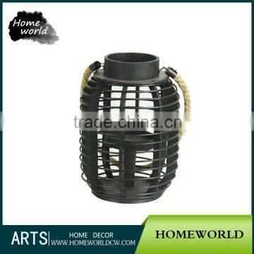 Best-selling Home Decoration Classic Candle Holder With Rope Handle