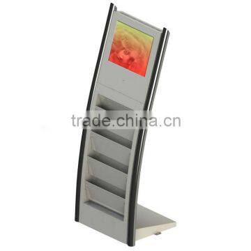 18.5 inch free standing lcd advertising kiosk for retail store usb sd card player promotion display media player advertising scr