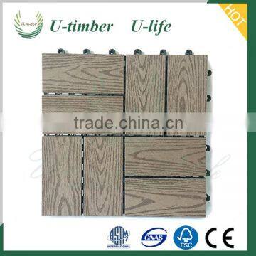 Waterproof and Environmental Wpc Diy Tile Decking photo-6