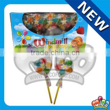 colorful windmill lollipop candy