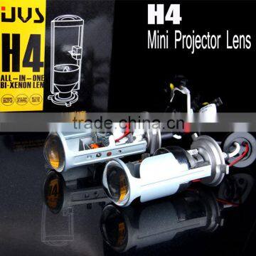 Popular motorcycle car Small H4 mini Projector Hid Bi-xenon Bulbs Headlight with high quality