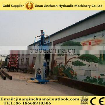 hydraulic double mast aluminum alloy lift/man lift