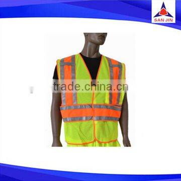 Fluorescent Yellow Safety Vest Safety Reflective Clothe photo-2