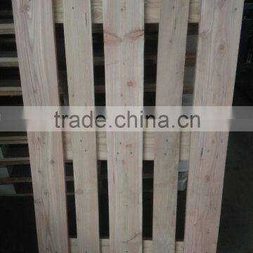 Euro size wood pallet