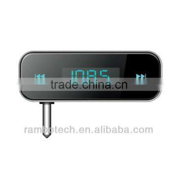 LCD display rechargeable fm transmitter for iPhone, iPod