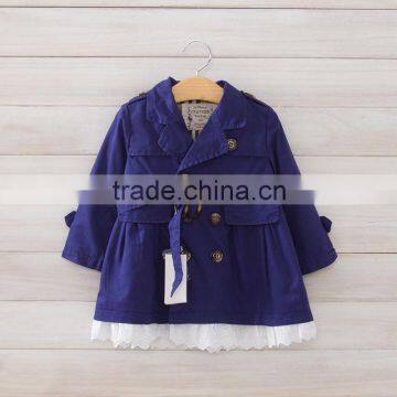 Spring and Autumn Children's Coat Girls Jacket Kids Thick Wind Coat photo-4
