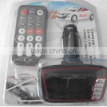 New Car MP4 player with FM transmitter with high quality