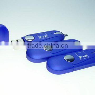 Data preloaded plastic usb flash 2gb with logo printing