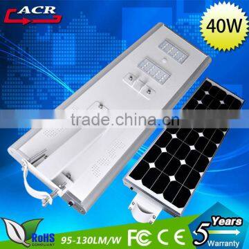 Good price Best quality Hot Sales all in one SOLAR led street light 40w China manufacturer