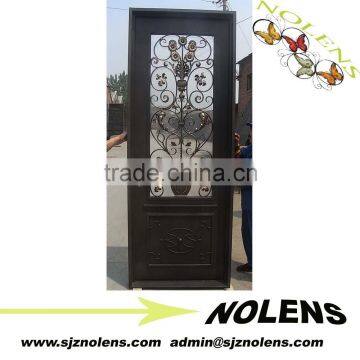 Fashion barrier road gate by Handmade for sale/wrought iron gates /wrought iron fence /metal iron gate with fence