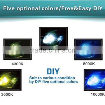 Newest High Brightness Light12v 24v H7 Car Headlight 3000lm for Motorcycle, 3s Led Head Bulbs With Five Colors Changeable photo-5