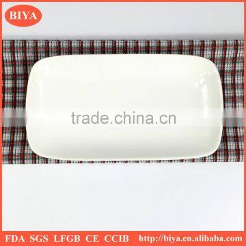 buffet dishes Custom various size hotel restaurant decorative ceramic dinner plate