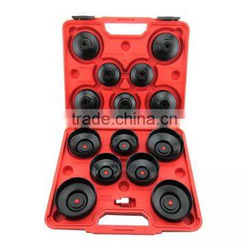 15PCS Cup type oil filter wrench set