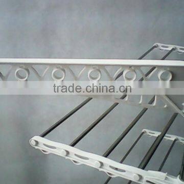 Folding Stainless Steel 3 Tiers Sliding Clothes Rack photo-4