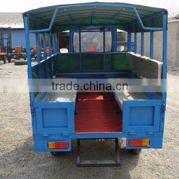 10HP Diesel engine tricycle for passenger and cargo