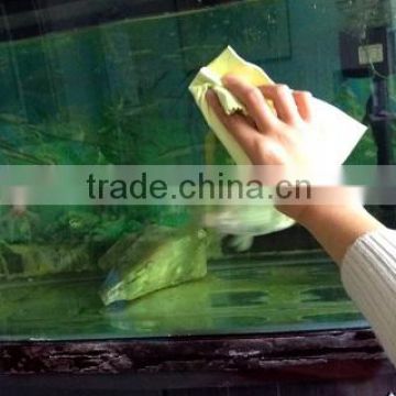 China superfine microfiber cleaning cloth for fish tank