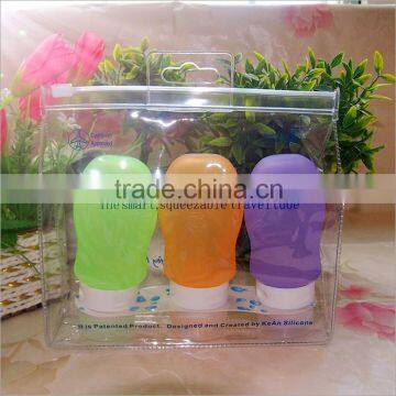 China Supplier Plastic Clear Food Grade Silicone Squeeze Bottle