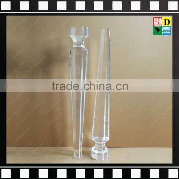 Modern Furniture legs of Crystal acrylic material table legs and chair bench legs From China