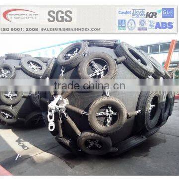 Pneumatic Rubber Fenders With Chain Protection Net photo-2