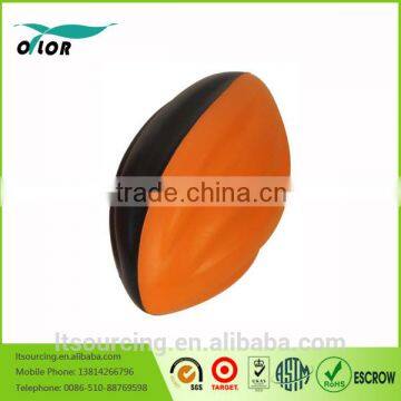 Cheap Price Promotional Toy Balls Colorful PU Rugby Type Stress Balls