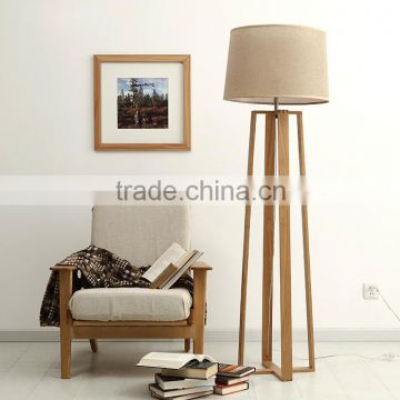 Indoor lighting wooden floor lamp with CE, UL, RoHs certificate