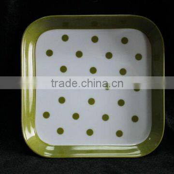 6 inch square melamine small trays for usa