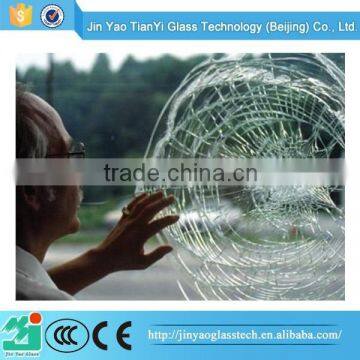 Promotional Eco-Friendly Custom bank jeweler window door bullet proof glass
