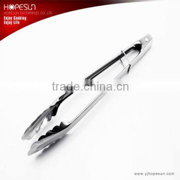 HS-FT060 Food grade stainless steel food tongs serving tongs